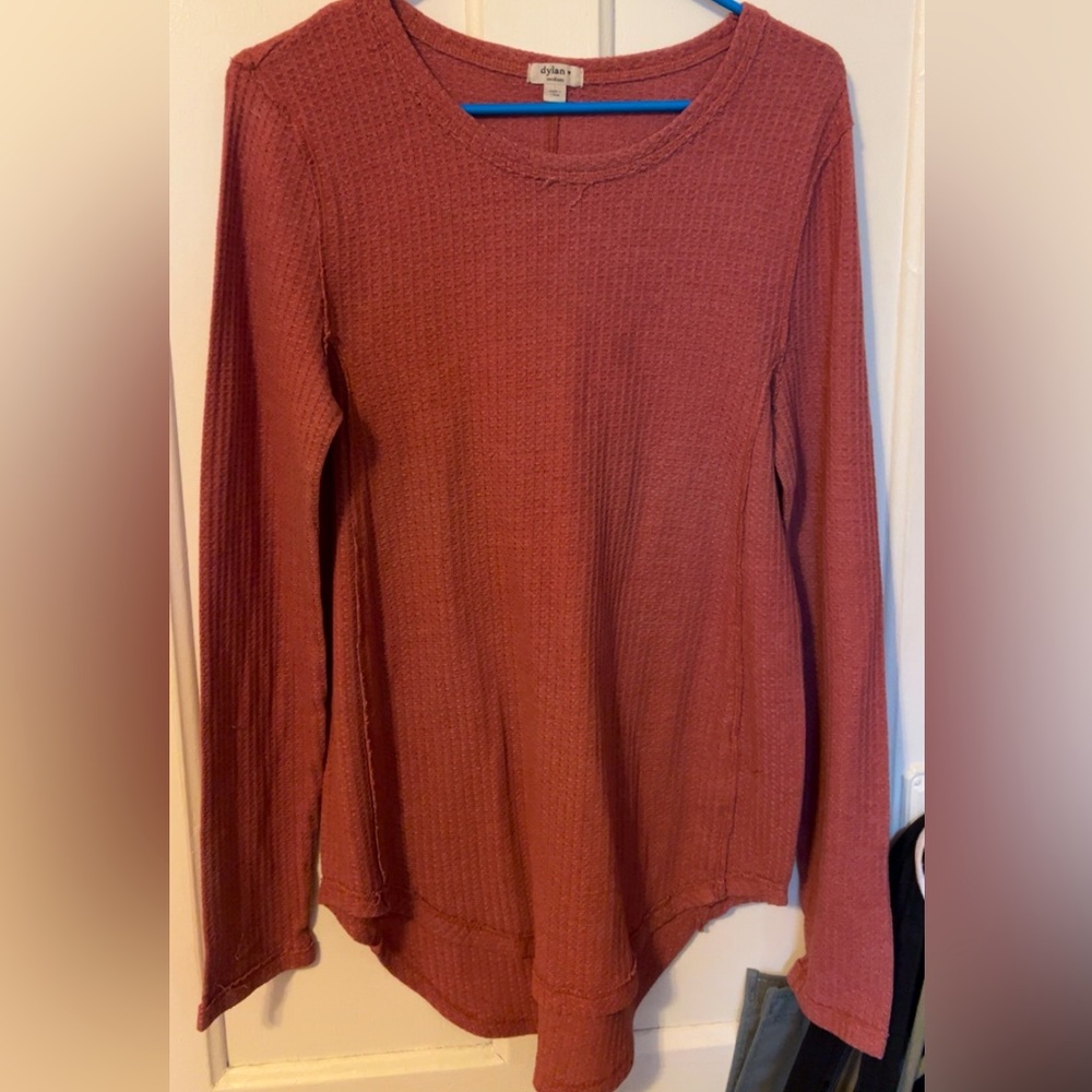 Dylan Ruffle Long Sleeve Top